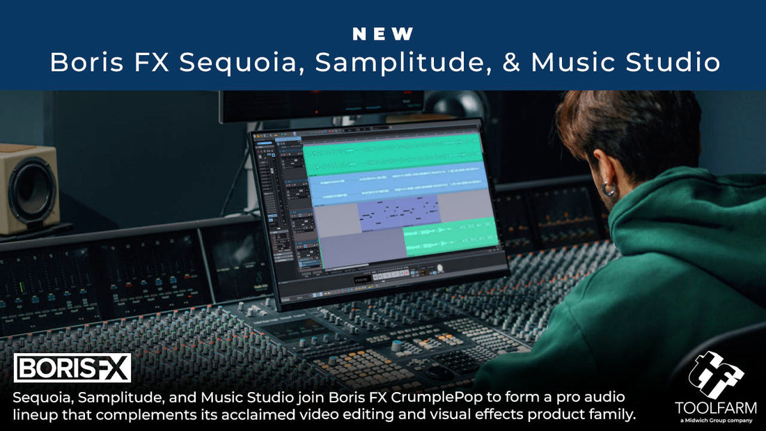 New: Boris FX Sequoia、Samplitude、and Music Studio