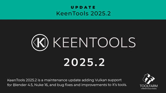 KeenTools 2025.2 が Blender 4.5 と Nuke 16 のサポートを追加