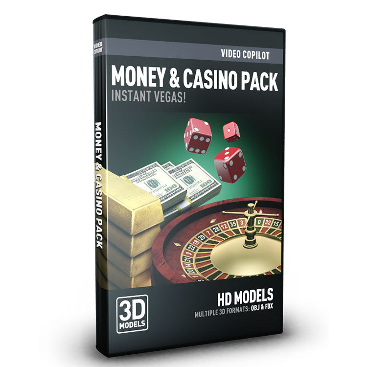 Video Copilot 3D Model Pack - Money & Casino