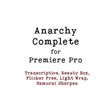 Anarchy Complete Video Bundle for Premiere Pro