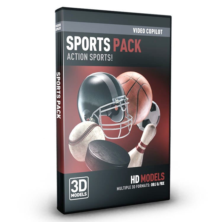 Video Copilot 3D Model Pack - Sports