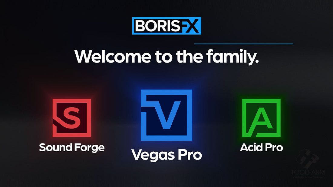Boris FX Acquires Vegas Pro, Sound Forge, and Acid Pro