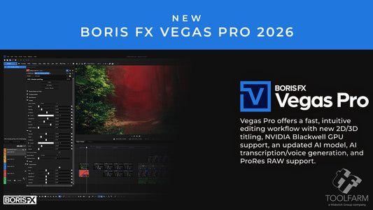 Boris FX Launches Vegas Pro 2026