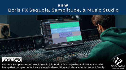 New: Boris FX Sequoia、Samplitude、and Music Studio