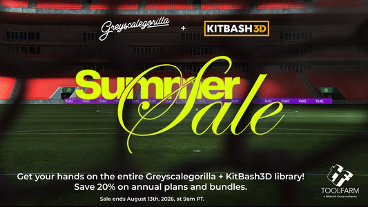 Greyscalegorilla + KitBash3D Summer Sale: Save 20% on Annual Plans Now!