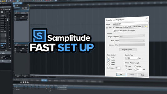 How to Set Up Your First Project in Boris FX Samplitude