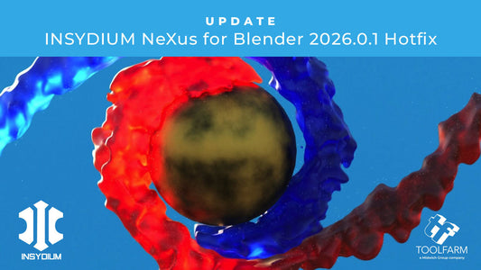 INSYDIUM NeXus for Blender 2026.0.1 Hotfix Update