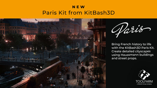 Capture French Architecture with the KitBash3D Paris Kit