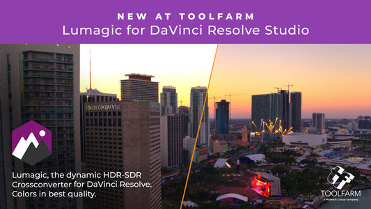 Now at Toolfarm: Lumagic for DaVinci Resolve