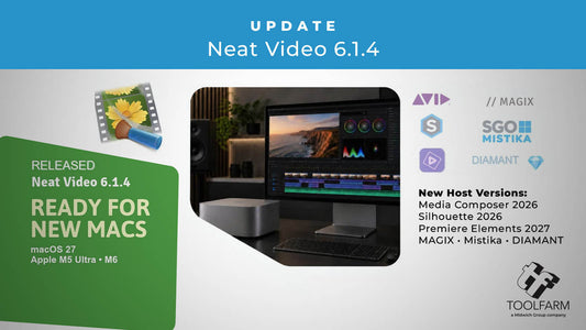 Neat Video 6.1.4 Adds New Host, macOS, and Apple Hardware Support