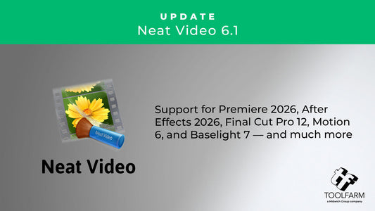 Neat Video 6.1 Adds New Host Compatibility, Improved Workflow, More