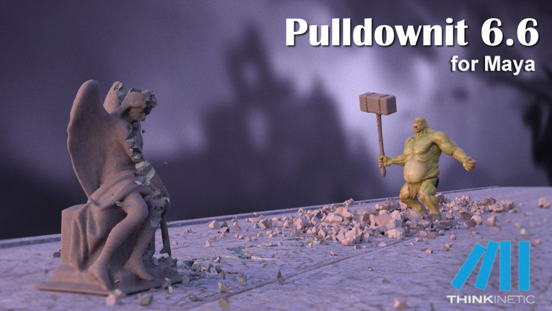 Update: Thinkinetic Pulldownit 6.6 for Maya – Improved Non-destructive Workflow
