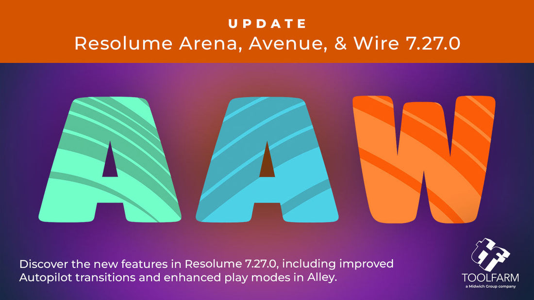 Resolume 7.27.0 Update: New Autopilot Transitions and Features