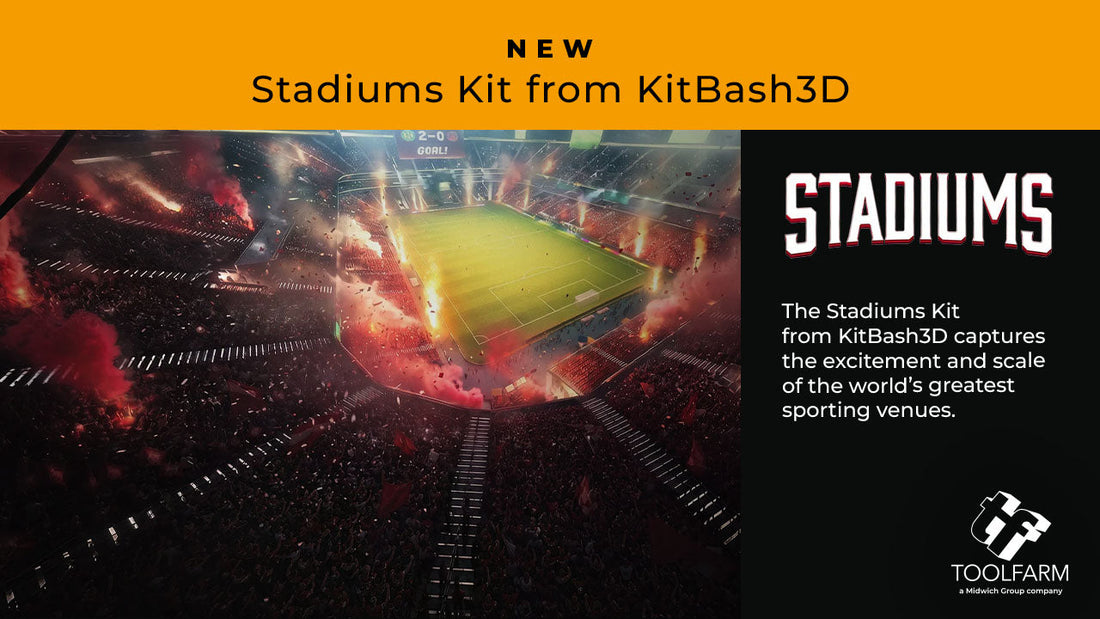 New: Stadiums Kit from KitBash3D