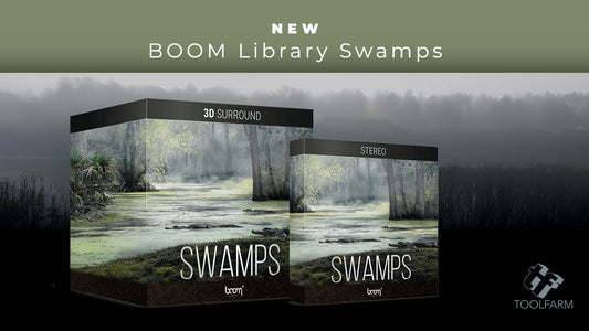 New: BOOM Library Swamps – Ambience SFX Library is Now Available