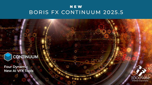 Boris FX Continuum 2025.5 に新たに4つのAI VFXツールが追加