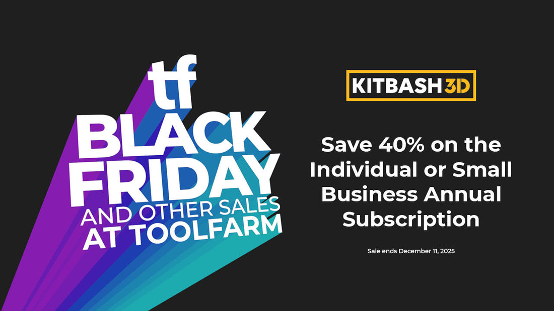 Save 40% on KitBash3D Unlimited Annual Subscriptions