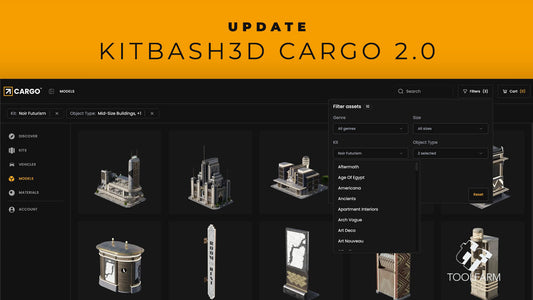 Kitbash3D Cargo v2.0 Update