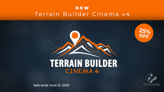 Terrain Builder Cinema v4 リリース