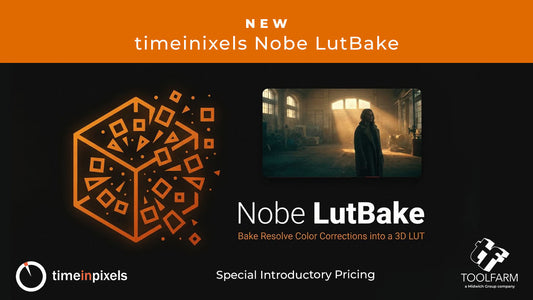 timeinpixels Nobe LutBake is a new tool to turn DaVinci Resolve into a powerful software LUT box.