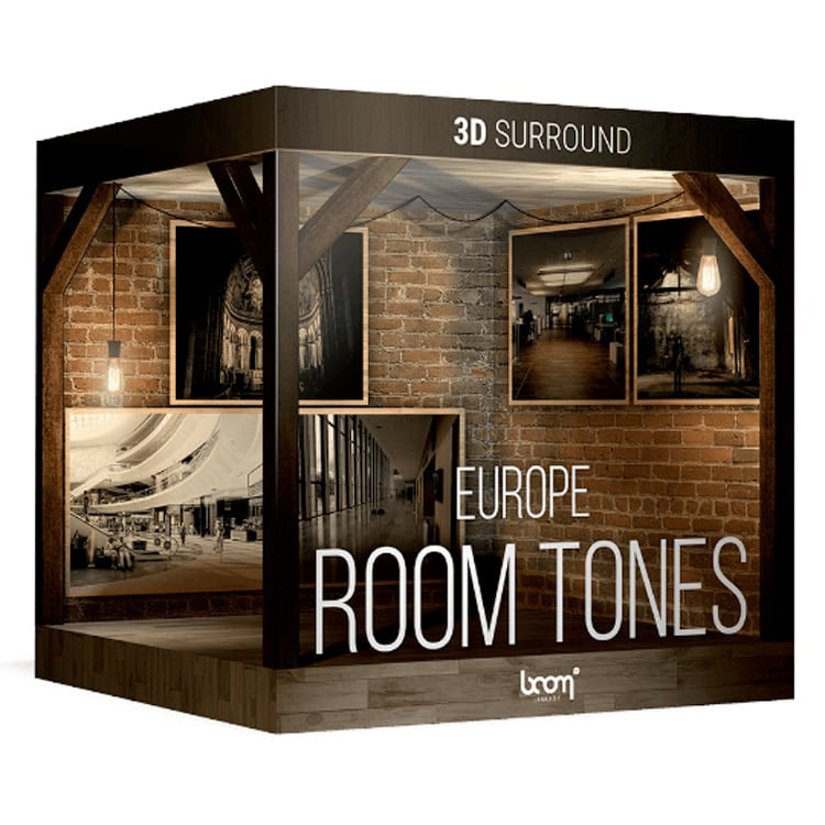 BOOM Library Room Tones Europe - 3D Surround