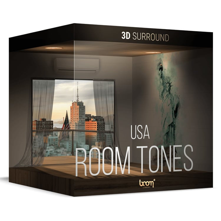 BOOM Library Room Tones USA - 3D Surround
