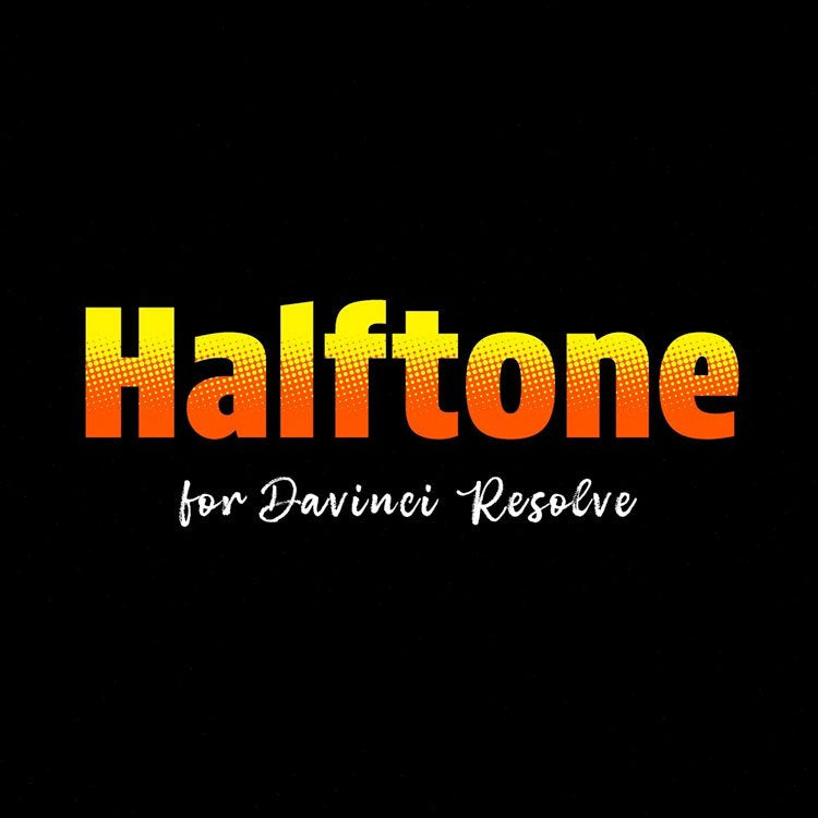 Halftone for DaVinci Resolve