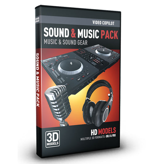 Video Copilot 3D Model Pack - Sound & Music